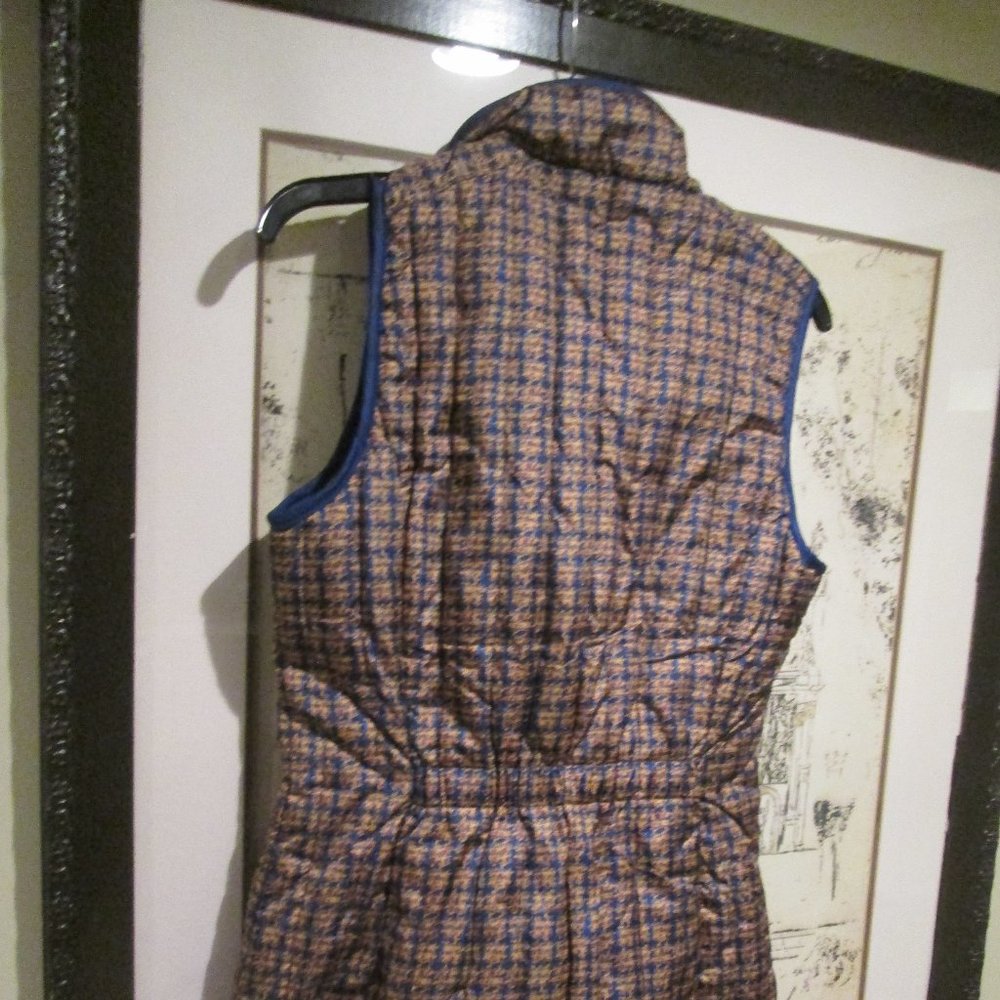 Tommy Hilfiger navy print down puffer vest - Picture 3 of 4